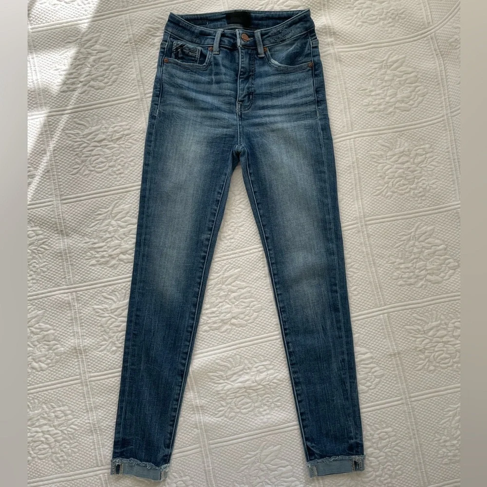 Buckle Black Fit No. 35 Ankle Skinny High Rise Denim Jeans Madagascar 2 Size 24 - Picture 5 of 15